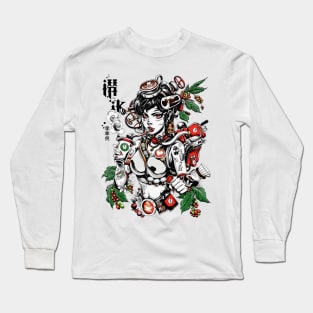 Cool Girl Pop Art Japanese Urban Fashion Style Long Sleeve T-Shirt